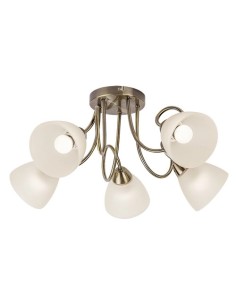 Rabalux Palomina, плафон E27 5x60W, 62x62cm, бронз - 71482 - Цена | LEDs4economy