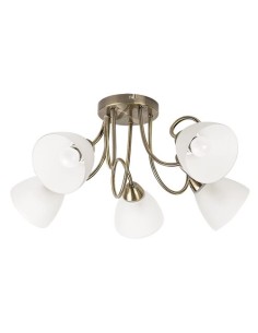 Rabalux Palomina, плафон E27 5x60W, 62x62cm, бронз - 71482 - Цена | LEDs4economy 2