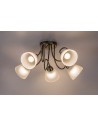 Rabalux Palomina, плафон E27 5x60W, 62x62cm, бронз - 71482 - 3