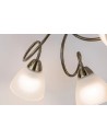 Rabalux Palomina, плафон E27 5x60W, 62x62cm, бронз - 71482 - 4