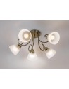 Rabalux Palomina, плафон E27 5x60W, 62x62cm, бронз - 71482 - 5