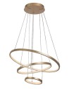 Rabalux Beliza, полилей с 3 кръгли елемента, 90W, 7200lm, 9000lm, 3000-6500K - 72349