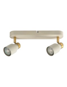 Rabalux Nezori, плафон GU10 2x15W, L34cm, костно бяло - 73096 - Цена | LEDs4economy 2