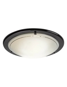 Rabalux Ufo, плафон, Е27 2 х Макс 60W, черно, опалово стъкло - 5133 - Цена | LEDs4economy