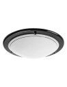Rabalux Ufo, плафон, Е27 2 х Макс 60W, черно, опалово стъкло - 5133 - 2