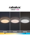 Rabalux Corlet, плафон 23W, 3000-6500K, D38, 5, бяло - 71413 - 9