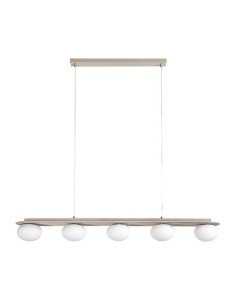 Rabalux Glowbells, висяща лампа, G9 5x25W, L100cm, сиво-бежаво - 72462 - Цена | LEDs4economy 2