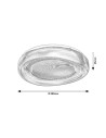 Rabalux Dolcino, плафон 36W, 4000K, D48cm, IP44 - 75060 - 7