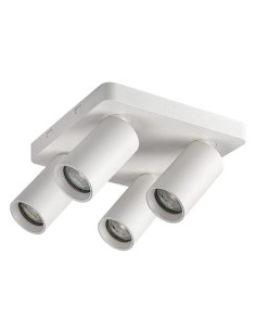 Rabalux Yorli, спот, бял алуминиев, GU10 4xMAX7W, Д22xШ22см, Д5.5см, В13.5см, без крушка, IP20 - 73088 - Цена | LEDs4economy 2