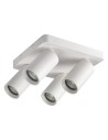 Rabalux Yorli, спот, бял алуминиев, GU10 4xMAX7W, Д22xШ22см, Д5.5см, В13.5см, без крушка, IP20 - 73088 - 2