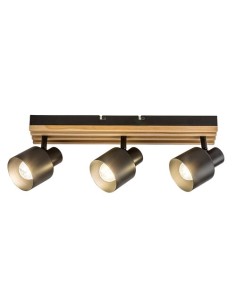 Rabalux Noxelle, плафон E14 3x10W, L41cm, черно+дъб - 73422 - Цена | LEDs4economy