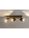 Rabalux Noxelle, плафон E14 3x10W, L41cm, черно+дъб - 73422 - 4