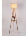 Rabalux Trevia, лампион, E27 1xMAX40W, H156cm, дъб - 74108 - 4
