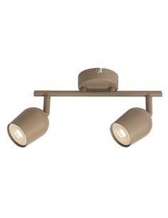 Rabalux Lianet, плафон GU10 2x15W, L25cm, сиво-бежаво - 73099 - Цена | LEDs4economy
