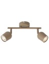 Rabalux Lianet, плафон GU10 2x15W, L25cm, сиво-бежаво - 73099 - 3