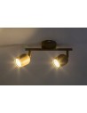 Rabalux Lianet, плафон GU10 2x15W, L25cm, сиво-бежаво - 73099 - 4