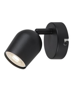 Rabalux Lianet, аплик, GU10 1x15W, L13cm, мат черно - 73101 - Цена | LEDs4economy