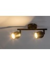 Rabalux Lianet, плафон GU10 2x15W, L25cm, мат черно - 73102 - 4