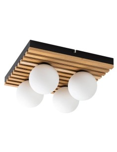 Rabalux Noxelle, плафон G9 4x5W, 29, 6x29, 6, дъб+бяло - 71462 - Цена | LEDs4economy 2