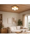 Rabalux Noxelle, плафон G9 4x5W, 29, 6x29, 6, дъб+бяло - 71462 - 7
