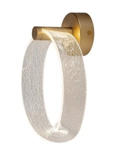 Rabalux Olyssia, аплик, 5W, 3000K, H23, 5cm, златисто - 71463 - Цена | LEDs4economy