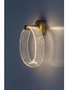 Rabalux Olyssia, аплик, 5W, 3000K, H23, 5cm, златисто - 71463 - 3