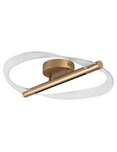 Rabalux Olyssia, плафон 24W, 3000K, D52cm, златисто - 71464 - Цена | LEDs4economy 2