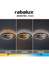 Rabalux Brantiel, плафон 60W, D50cm, черно/златисто - 71466 - 9