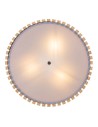 Rabalux Noxelle, плафон E27 3x25W, D42cm, дъб+бяло - 71420 - 4