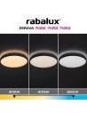 Rabalux Zerava, , плафон 60W, 3000-6500K, D58cm, златисто - 71453 - 10
