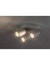 Rabalux Nolie, плафон GU10 3x15W, 27x27cm, мат бяло - 73106 - 4
