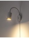Rabalux Nolie, аплик, GU10 1x15W, HL24cm, мат бяло - 73110 - 3