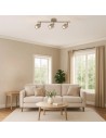 Rabalux Lianet, плафон GU10 3x15W, L45cm, сиво-бежаво - 73100 - 7
