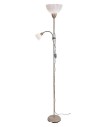 Rabalux ActionPro, лампион, E14 25W+E27 60W, сиво-бежаво - 74103