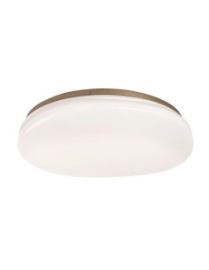 Rabalux Caliope, плафон за баня, златен метален, 24W, 1700lm, 4000K, 41x39.5см, В10см, IP44, Клас G - 75053 - Цена | LEDs4econom