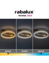 Rabalux Rivona, плафон 18W, 3000-6500K, 37x33cm, златисто - 71471 - 10