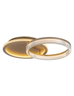 Rabalux Rivona, плафон 22W, 3000-6500K, L53, 5cm, златисто - 71472 - Цена | LEDs4economy
