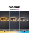 Rabalux Rivona, плафон 22W, 3000-6500K, L53, 5cm, златисто - 71472 - 10