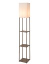 Rabalux Bronn, лампионE27 1x40W, H150, сиво-бежаво, квадратна основа - 74192