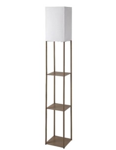 Rabalux Bronn, лампионE27 1x40W, H150, сиво-бежаво, квадратна основа - 74192 - Цена | LEDs4economy 2