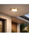 Rabalux ShaunPlus, плафон, 24W, 4000K, D22, златист, IP44 - 75078 - 9