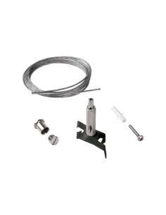 Ideal lux ® Аксесоар | LINK 3-PHASE TRIMLESS KIT SOSPENSIONE 5 MT NERO | - 243238 - Цена | LEDs4economy