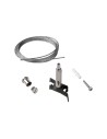 Ideal lux ® Аксесоар | LINK 3-PHASE TRIMLESS KIT SOSPENSIONE 5 MT NERO | - 243238 - Цена | LEDs4economy
