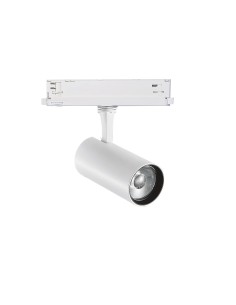 Ideal lux ® Прожектор за трипроводна шина | FOX TR 3-PHASE 25W CRI90 3000K DALI BIANCO | 25W | IP20 - 302621 - Цена | LEDs4econo