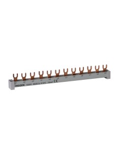 NOARK BBU 3L 16 M54 Шина, трифазна, 16mm, 80A, 54 модула (1m), виличен тип - 101449 - Цена | LEDs4economy