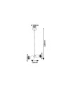 Rabalux Lition Висящи осветителни тела IP20 G9 2X MAX 28W K 72299 - 3