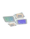 V-TAC 2x40W LED Декоративна Лампа за Таван с IR Дистанционно 3in1 Димируем Бял - 24522