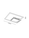 Rabalux 71487 Ottavia, плафон, 24W, 3000K, 37, 5x37, 5cm, златисто - 8