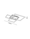 Rabalux 71488 Ottavia, плафон, 40W, 3000K, 50x50cm, златисто - 8