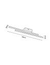 Rabalux 71527 Lirien, плафон, 12W, 3000K, L50cm, черно - 9